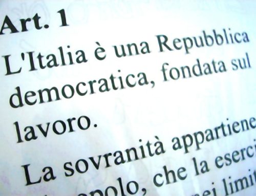 L’Italia è una Repubblica fondata sul lavoro
